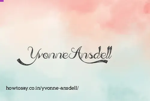 Yvonne Ansdell