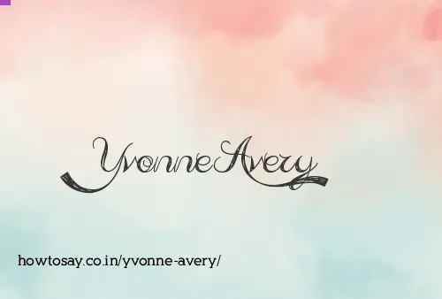 Yvonne Avery
