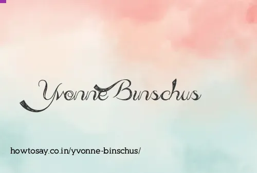 Yvonne Binschus