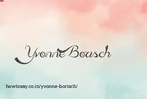 Yvonne Borisch