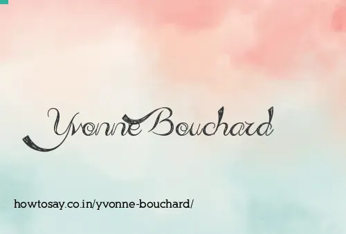 Yvonne Bouchard
