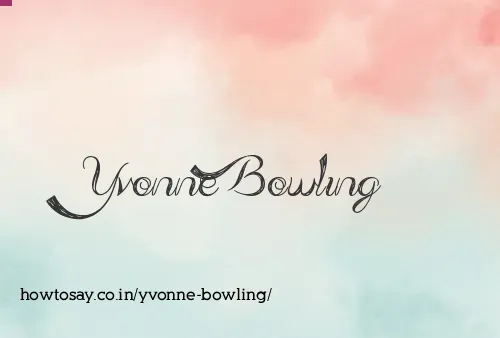 Yvonne Bowling