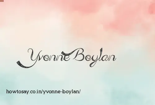 Yvonne Boylan