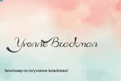 Yvonne Brackman