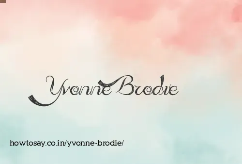 Yvonne Brodie