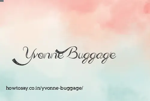 Yvonne Buggage