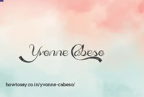 Yvonne Cabeso