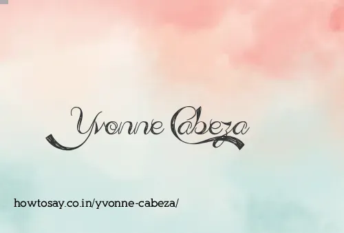 Yvonne Cabeza