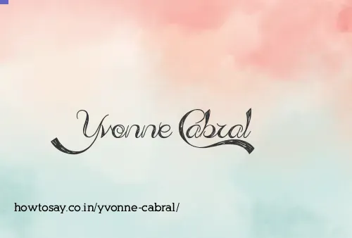 Yvonne Cabral