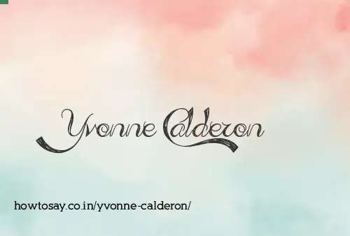 Yvonne Calderon