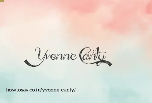 Yvonne Canty