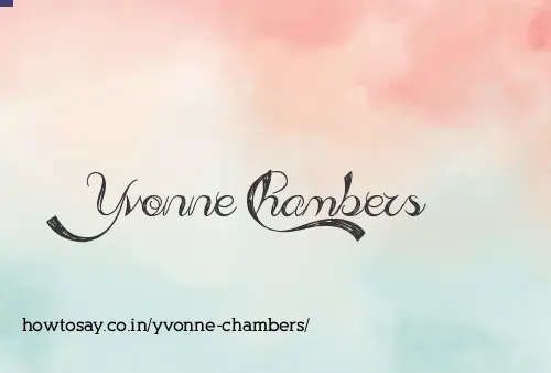 Yvonne Chambers
