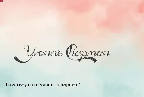 Yvonne Chapman