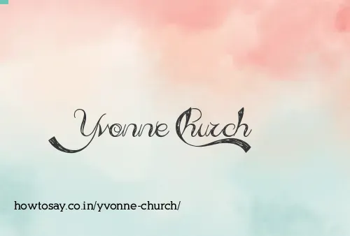 Yvonne Church