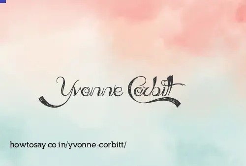 Yvonne Corbitt