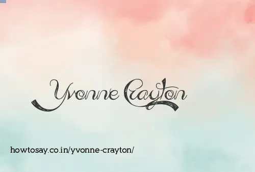 Yvonne Crayton