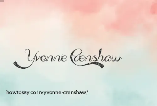 Yvonne Crenshaw