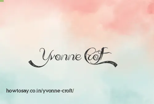 Yvonne Croft