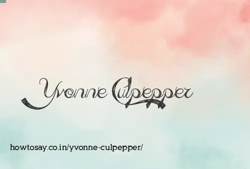 Yvonne Culpepper