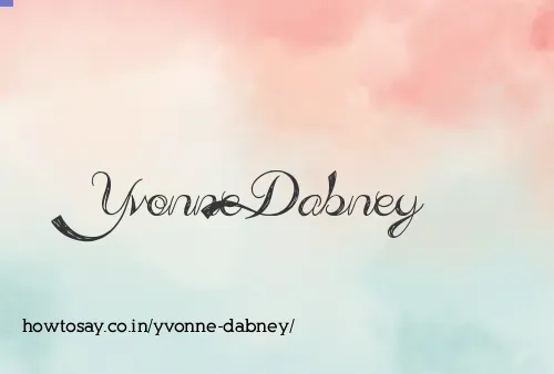 Yvonne Dabney