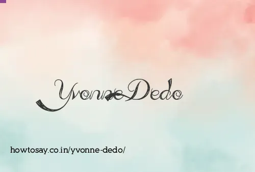 Yvonne Dedo