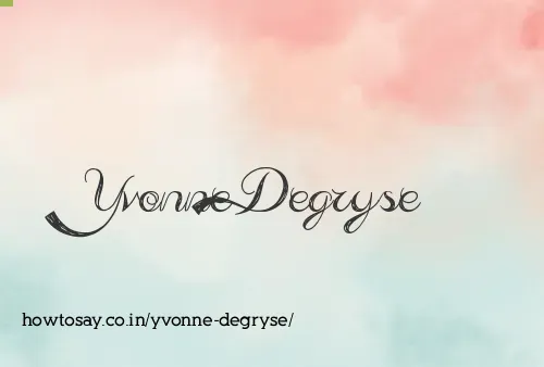 Yvonne Degryse