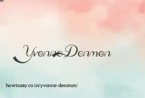 Yvonne Denmon