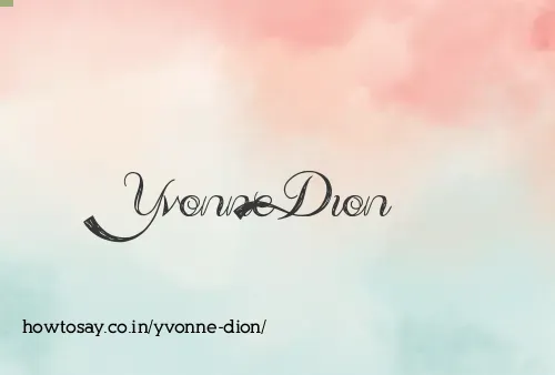 Yvonne Dion