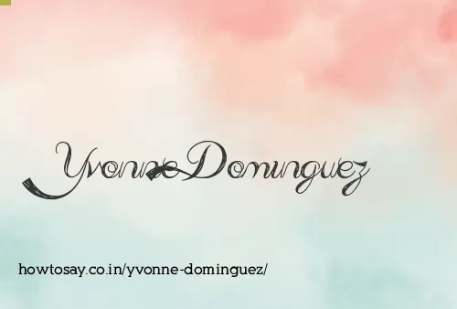 Yvonne Dominguez