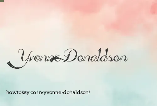 Yvonne Donaldson