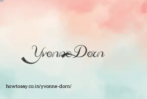 Yvonne Dorn