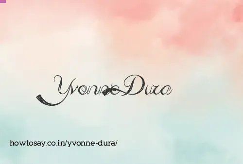 Yvonne Dura