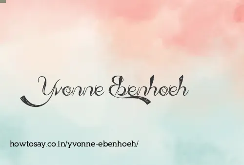 Yvonne Ebenhoeh