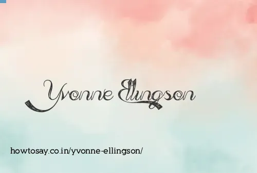 Yvonne Ellingson