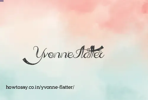 Yvonne Flatter