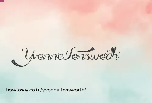 Yvonne Fonsworth