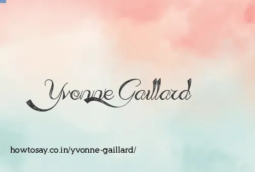 Yvonne Gaillard