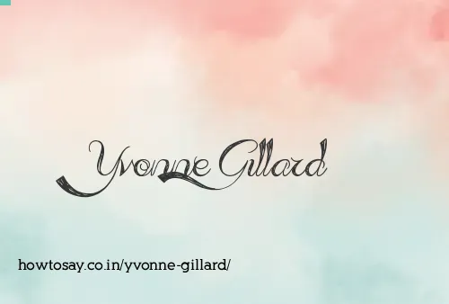 Yvonne Gillard