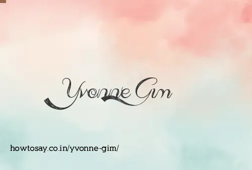 Yvonne Gim