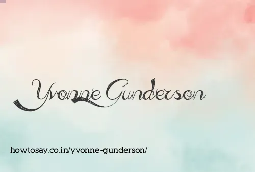 Yvonne Gunderson