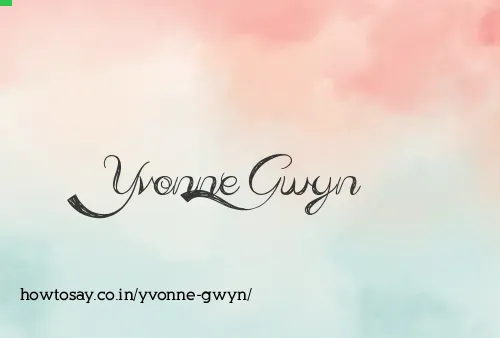 Yvonne Gwyn