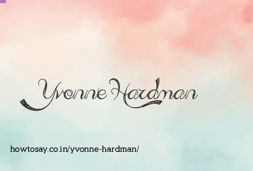 Yvonne Hardman
