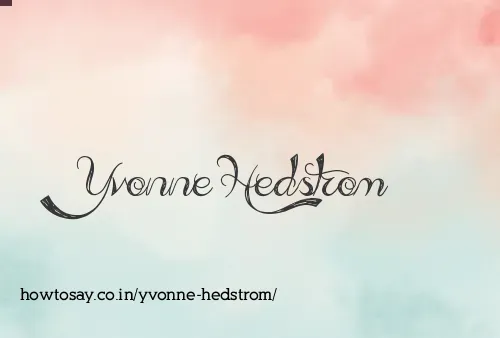 Yvonne Hedstrom