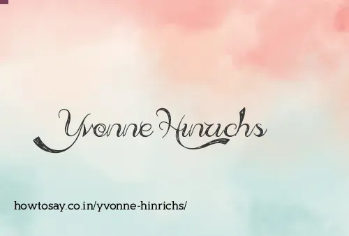 Yvonne Hinrichs