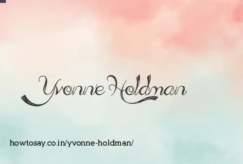 Yvonne Holdman
