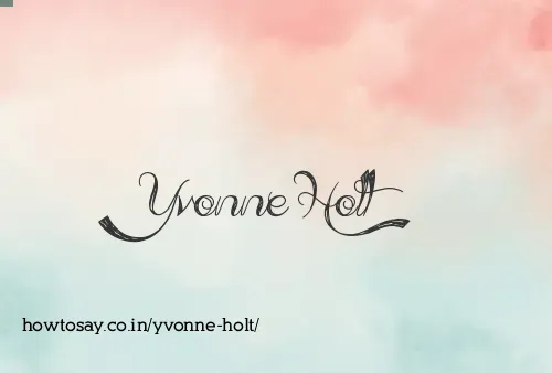Yvonne Holt