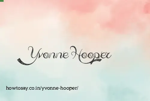 Yvonne Hooper