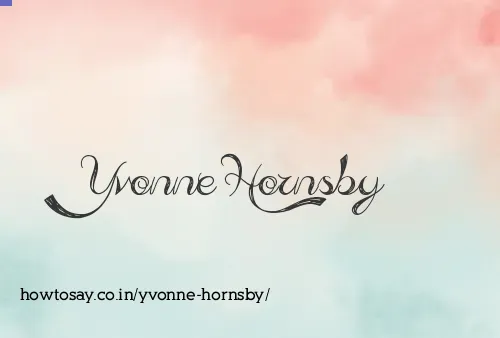 Yvonne Hornsby