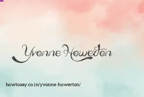 Yvonne Howerton