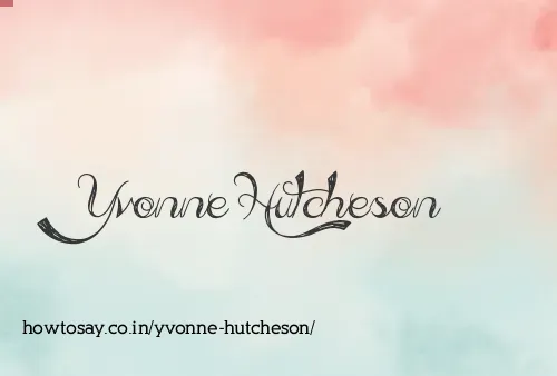 Yvonne Hutcheson